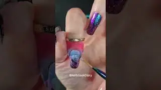 &hearts;️🐉Dragon Heart 🐉&hearts;️ Tutorial Part 2 | Dragon Landscape #nailtutorial #nailarttutorial