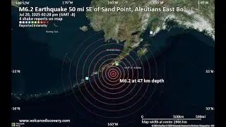 Very Strong 6.2 Earthquake Hits Alsask With Tsunami Warning July 20th 2025!