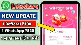 Letsshare earning websiteNew whatsapp earning website | Let's SharePayment Proof |Letssharenow