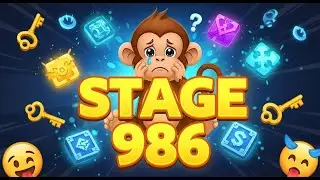 Monkey Go Happy Stage 986 &ndash; New Ultra Puzzle Walkthrough & Funny Gameplay! 🐵🔑😂