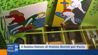 Pavia, il &ldquo;Babbo Natale&rdquo; di Borioli in mostra in piazza della Vittoria