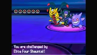 Pokemon Volt White 2 Redux Post Game - Elite Four Shauntal Round 2 (Singles, Challenge Mode)