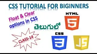 WEB DEVELOPMENT TUTORIAL | CSS tutorial for beginners | Float and clear options in CSS | class 14