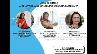 PPGEO 40 (1983-2023) - Mesa Redonda: A relev&acirc;ncia da pesquisa na Geografia