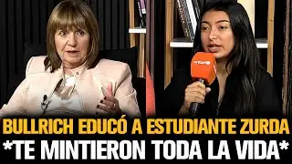 BULLRICH EDUCÓ A ESTUDIANTE ZURDA QUE LE DIJO DE TODO EN LA CARA
