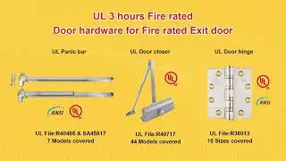 Door Hardware for Fire Rated Exit Doors | Certified UL 3-Hour Fire Rating