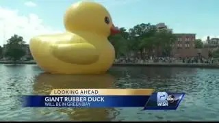 World's largest rubber duck comes to Wisconsin