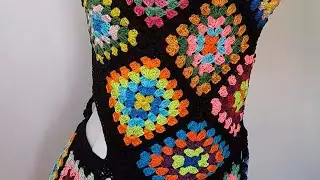 Vestido de esquars coloridos longo/Vlog de produ&ccedil;&atilde;o