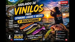 Hablando de vinilos para la pesca a spinning ligero, medio y rockfishing.