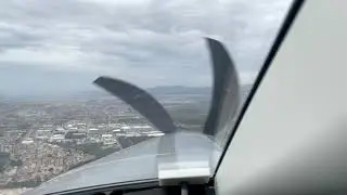 TBM 940 arrival in to Son Bonet LESB