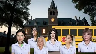Celebrity first day at haunted school. (Part 1)