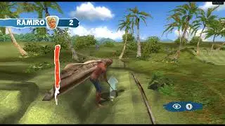 Beach Fun: Summer Challenge de Nintendo Wii con el emulador Dolphin. Gameplay en espa&ntilde;ol