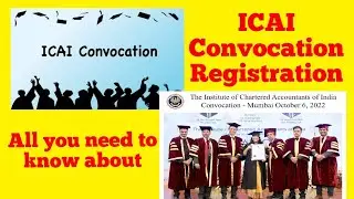 CA Convocation 2022-23 | how to register for ICAI Convocation? December 2021 exams Convocation