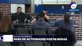 Paro de empleados municipales por 48 horas.