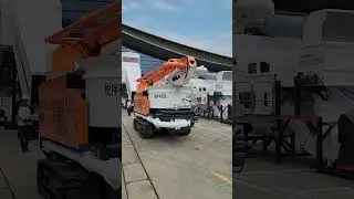 Haoboc crawler boom pump at CICEE