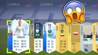 WTF 95 TOTGS RONALDO & ICON IN A PACK!!😱 - TOP 10 LUCKIEST TOTGS PACKS OF FIFA 18