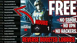 MW3 REVERSE BOOST/BOT/EASY LOBBY Method | (No VPN, FREE METHOD)