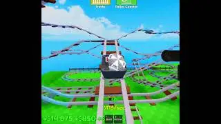 Build a Roller Coaster Roblox Showcase (Upgrade 4 Tracks)
