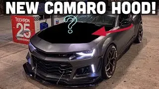 New Carbon Fiber Hood For My 5th Gen Camaro Install
