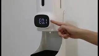 How to operate K9 pro plus automatic thermometer soap dispenser
