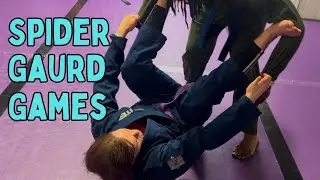 Spider Guard to Triangle Choke Eco Drills &bull; Beginner Jiu-Jitsu Games for Kids & Adults
