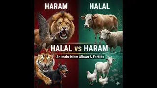 Explain animals that Islam allows (halal) and forbids (haram) based on the teachings of the....