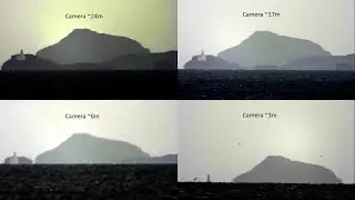 Earth is NOT FLAT. Views of islands blocked because there is water in the way.