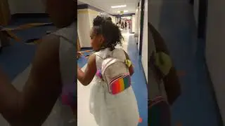 Katelyn on the way to 4th Grade