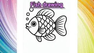 Fish Drawing Easy | how to draw fish from beginners
