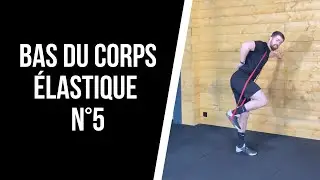 🔥SEANCE BAS DU CORPS AVEC UN ELASTIQUE  N&deg;5  ! (Musculation des fessiers avec un &eacute;lastique 20 min)