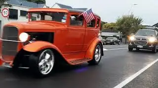 Americana car festival New Plymouth New Zealand