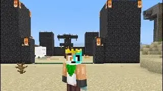 Mostrando meu castelo barra casa na strong road no Minecraft 