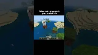 Day 8: When Teacher Targets Your Bro 😂💀 | 90 Days Minecraft Challenge