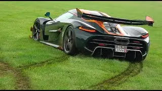 &pound;3Million Koenigsegg Jesko DRIFTING + POWERSLIDES