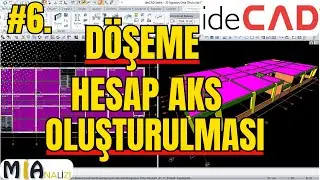 İdeCAD D&ouml;şeme Hesap Aksı Oluşturulması