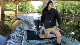 When the creek gets low we ride (short vid)