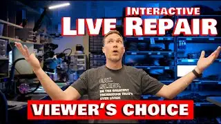 LIVE Laptop Motherboard Repair, But Chat Picks The Laptop!