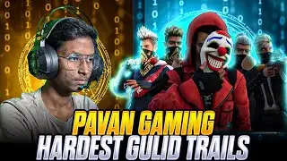 FREE FIRE LIVE IN TELUGU 💥PAVAN GAMING GUILD TRAILS 🔥#freefire #ff #youtuber #facecam #live