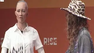Robots debate their outlook on both human and robot consciousness
