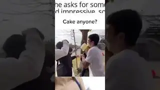 Flying Cake, Zero Chill 🍰✈️ #shorts #funny #memes #edit