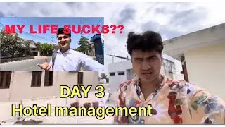 DAY 3   UDAIPUR JOB LAG GYI HOTEL MAI HOTEL MANAGEMENT KARKE ☠️😢