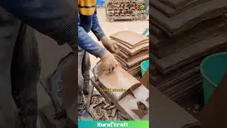 The Skill of a Roofer: Shaping Tiles with Precision #roofer #craftsmanship #constructionwork