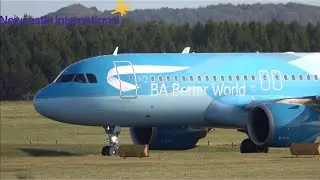 STUNNNG! | British Airways | Better World Livery | Arriving And Departing Newcastle International