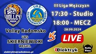 METPRIM Volley Radomsko &mdash; UKS Skierniewicki Węgiel | Transmisja LIVE i STUDIO przedmeczowe
