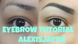 EYEBROW TUTORIAL - Alexisjayda
