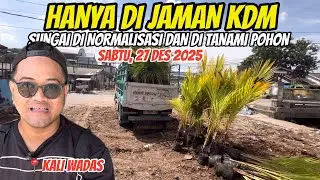 HANYA DI JAMAN KDM BANGUNAN LIAR DI BONGKAR DAN DI UBAH JADI TANAH PENGHIJAUAN