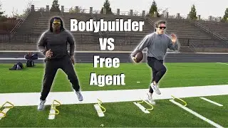 Bodybuilder VS NFL Free Agent