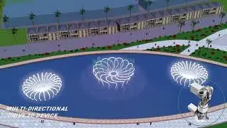 HUAXIN FOUNTAIN - 3D Animation Of Multi-directional Drive 2D Device.