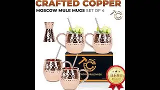 Raise Your Glass in Style with 99% Pure Copper Mugs! 🍹✨