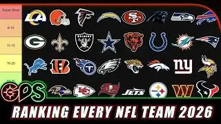 A Perfect NFL Tier List for the 2026 Season
